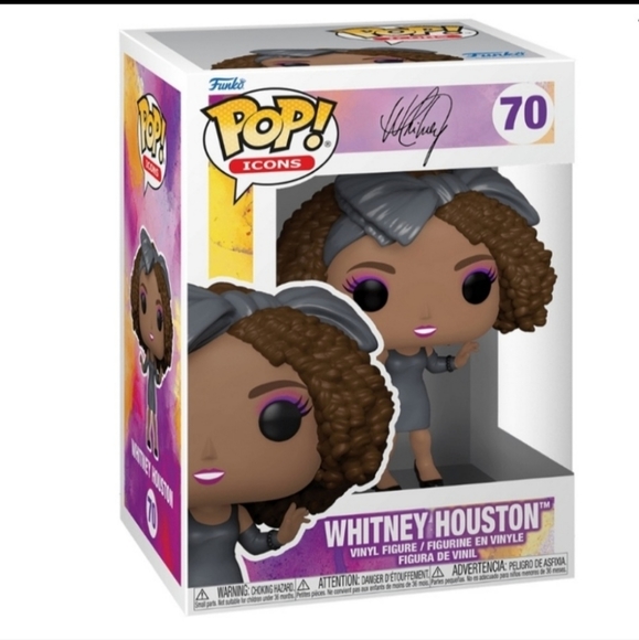 Funko Pop Whitney Houston Vinyl Figure Collection pop icon #70 New - Picture 1 of 3